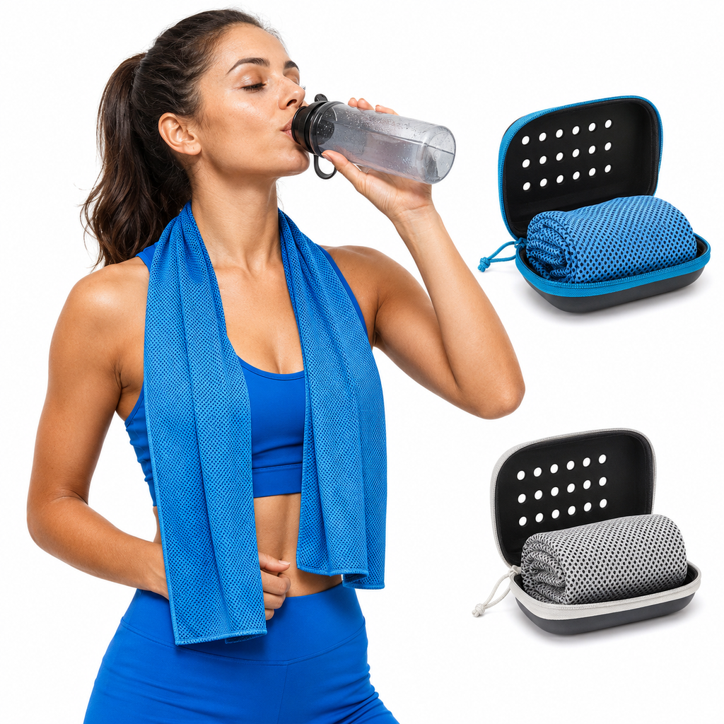 Toalha Refrescante Desportiva de Secagem Rápida