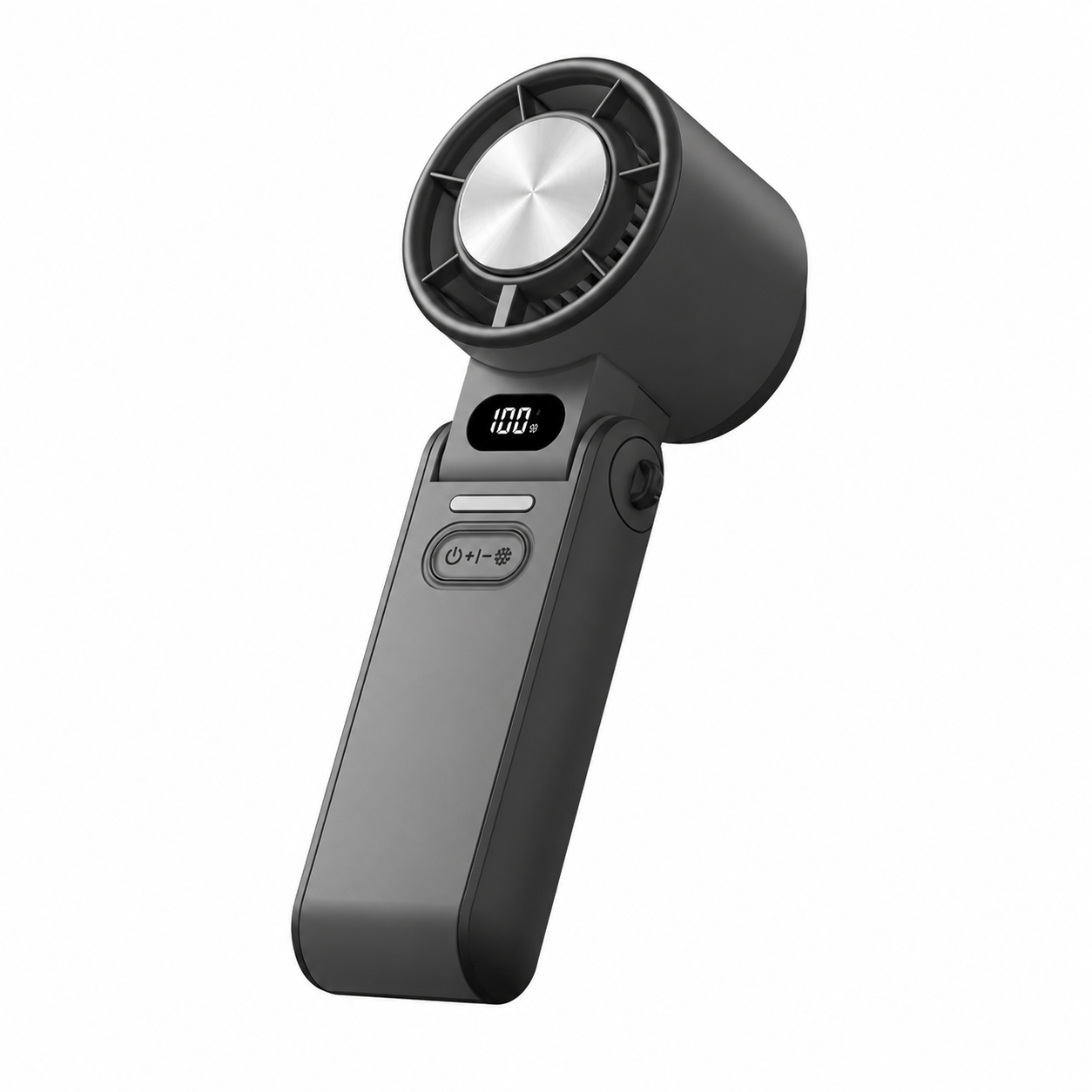 Ventoinha Portátil de Mão de Alta Velocidade 3600mAh Recarregável com 100 Velocidades de Vento Ajustáveis Mini Ventoinha Turbo Dobrável de Ar Frio